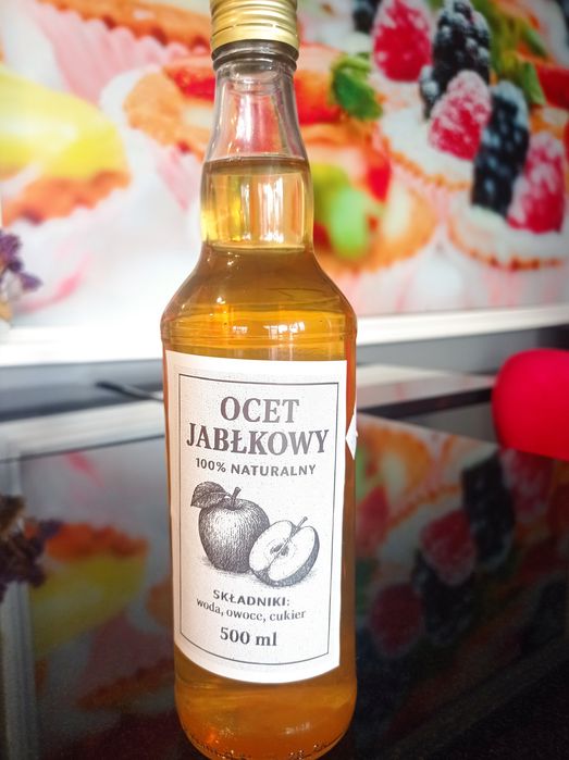 Ocet jbłkowy żywy 500 ml