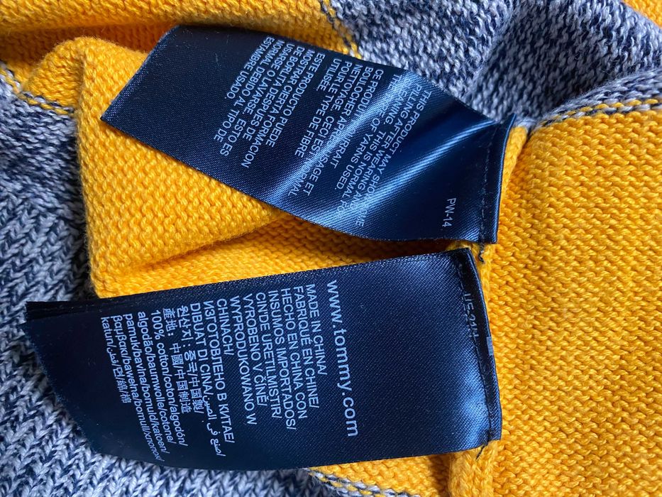 TOMMY JEANS r.L oryginalny sweter męski stan BDB