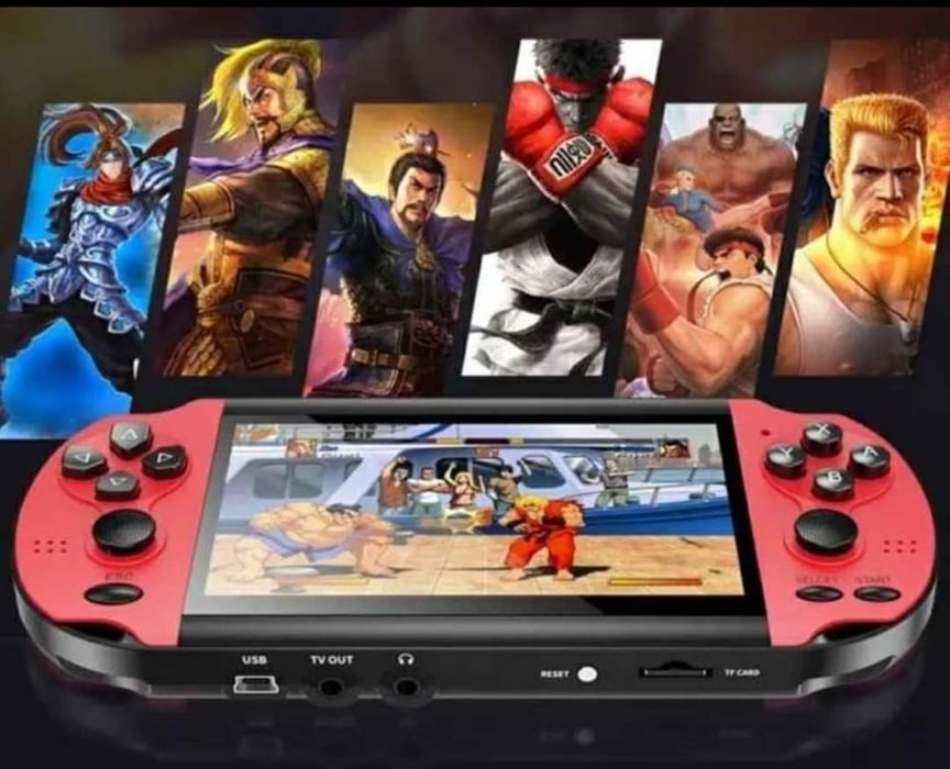 Consola portátil videojogos incluí 200 jogos (Várias cores diferentes)