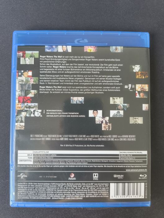 Roger Waters The Wall Blu Ray