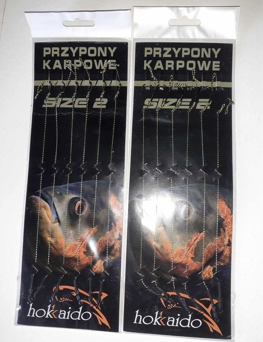 haczyki na włos 12 szt z przyponem