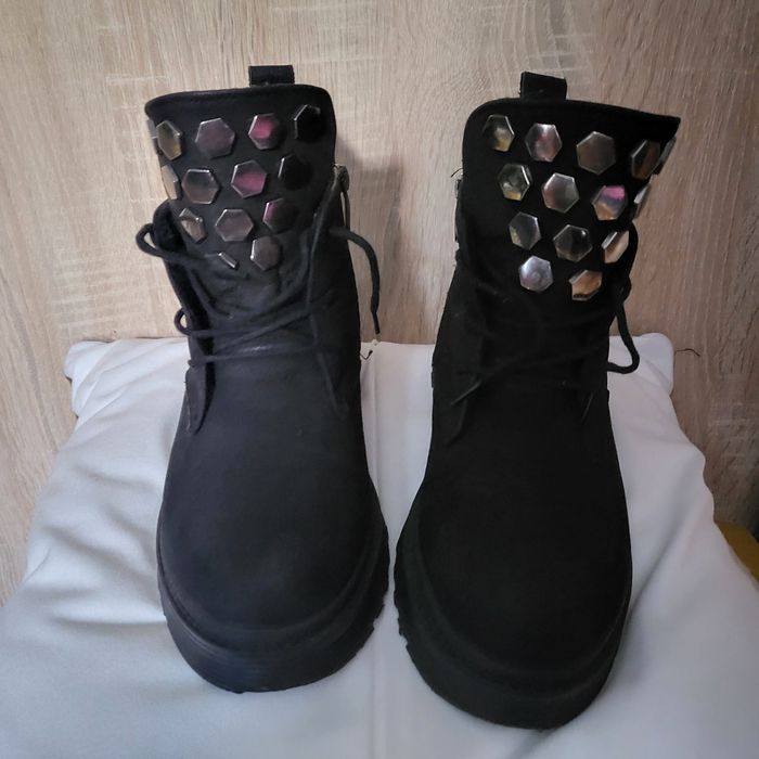 Botki Venezia, skóra naturalna,  rozmiar 37