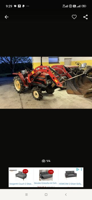 Yanmar f18d tur mini traktorek