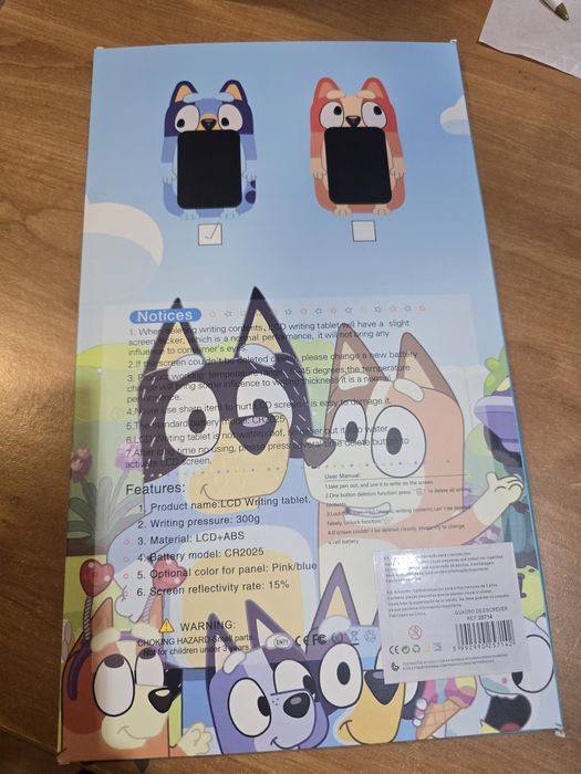 Tablet desenho para crianças bluey