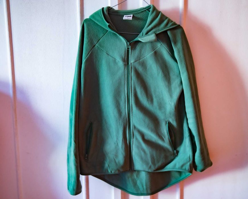 Ciepła bluza polarowa z kapturem (rozmiar L)