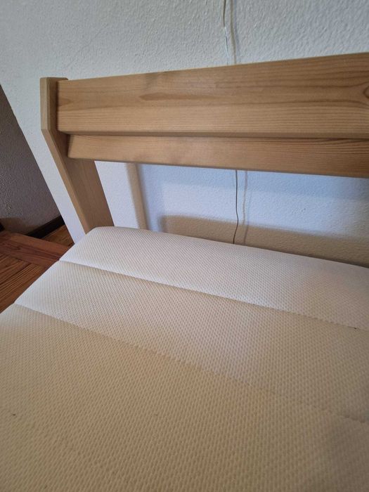 NEIDEN Cama, pinho, 90x200 cm