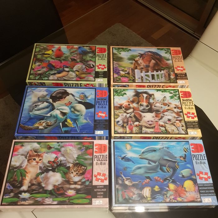 Puzzle Howard Robinson 3D 500 Peças, NOVOS E SELADOS