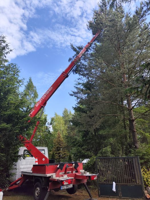 Usługi , wynajem podnośnik koszowy , zwyżka 22m