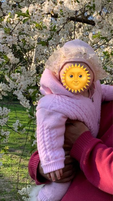 Весняна шапка на 6 міс - 1 рік