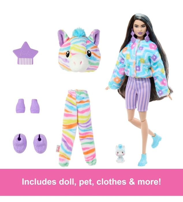 Barbie Cutie Reveal Зебра