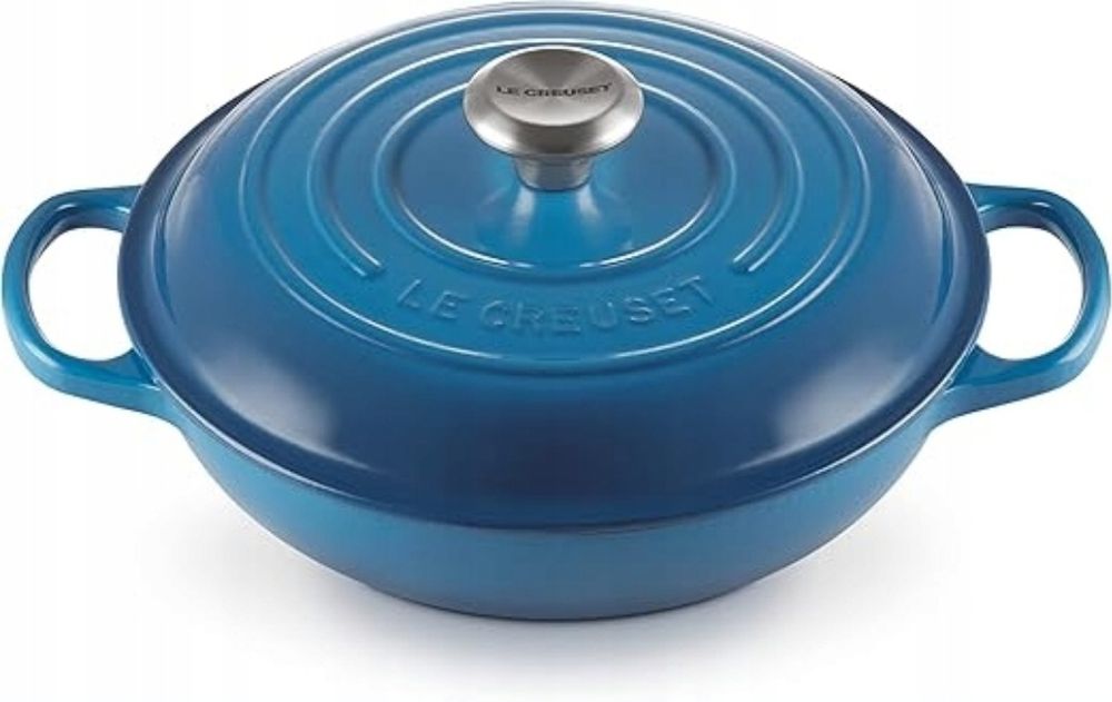 Naczynie żaroodporne Le Creuset Signature z żeliwa 26 cm, płytkie