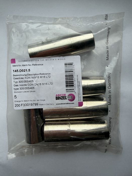 Сопло газове ABICOR BINZEL 145.D004.5 145.D014.5  оригінал
