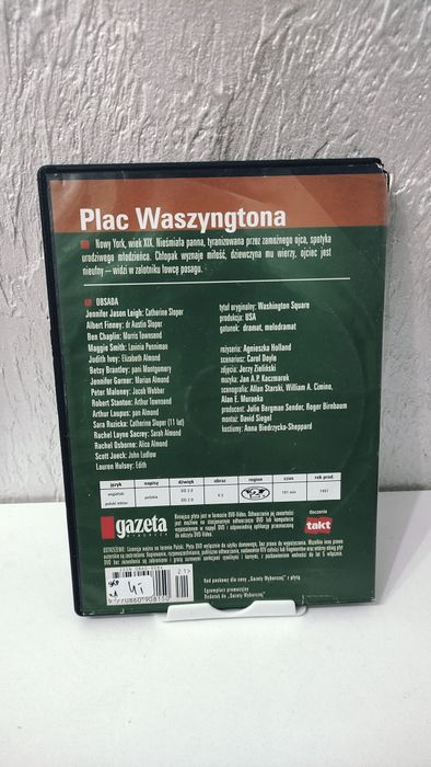 Plac Waszyngtona DVD Agnieszka Holland