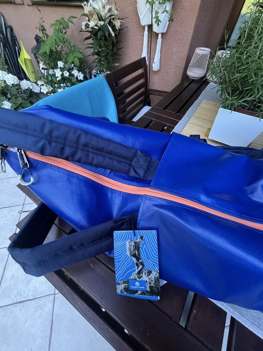Torba żeglarska -podróżna na kółkach Eagle Creek Migrate Wheel Duffel 130L Mesa Blue