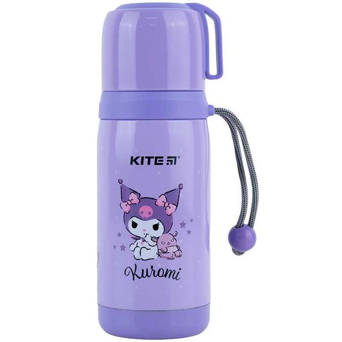 Пляшечка для води Kite Kuromi HK24-401, 550 мл_HK24-397, 500 мл, фіолетова_ТермосHK24-301. 350 мл