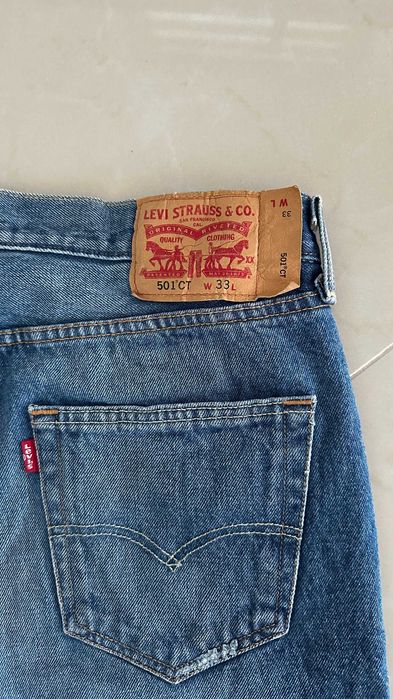 Levis 501 CT W33 Szorty Krótkie Spodenki Piękne
