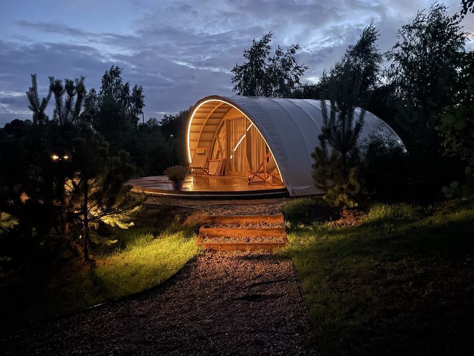 Glamping, domek  mobilny, modułowy, holenderski, tiny house
