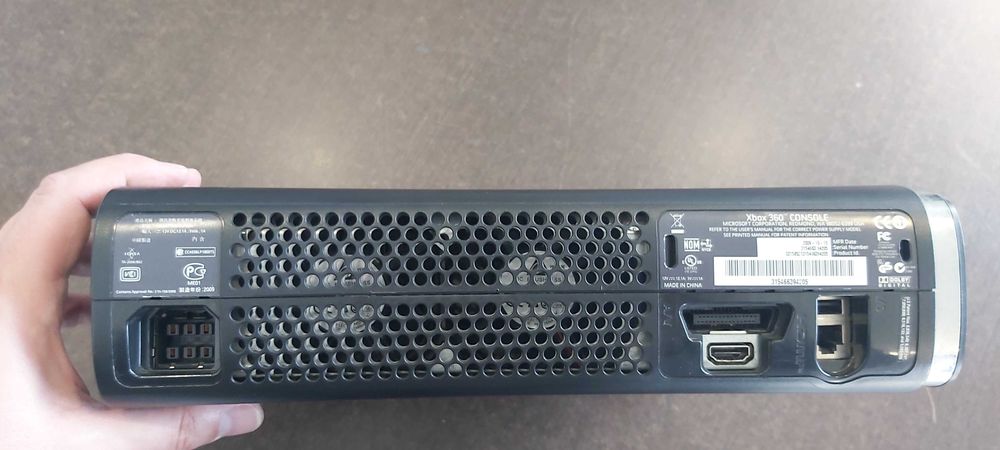 Consola Microsoft Xbox 360 Elite Black XBOX360 Phat Fat