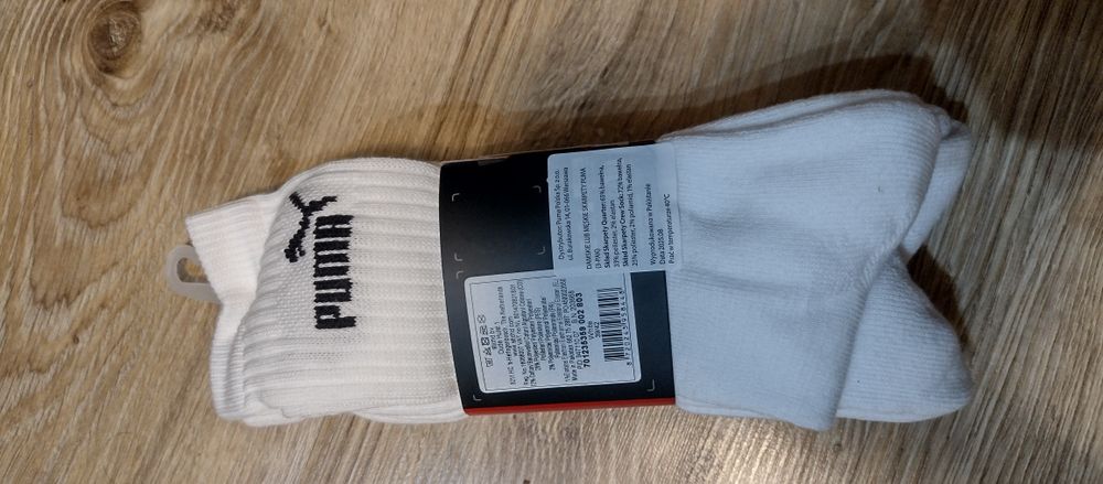 Skarpetki męskie puma  3pak   skarpetki wysokie