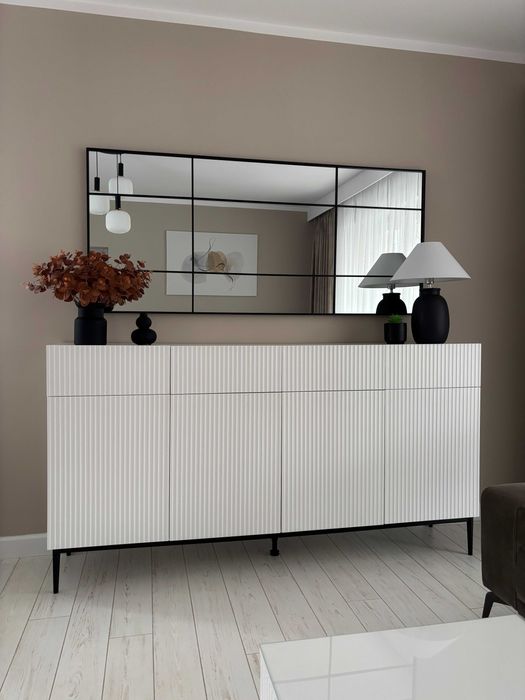 Komoda ryflowana duża meble Bogart jak nowa