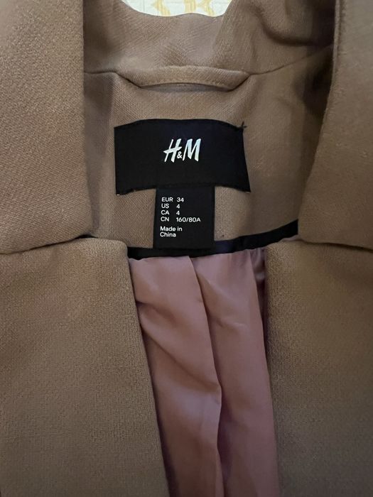 Подовжений жакет піджак H&M XS-S