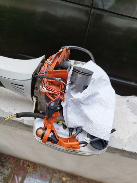 roçadora stihl fs 560 avariado