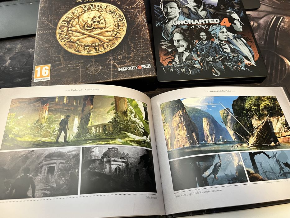 Uncharted 4 edycja Deluxe stan bdb