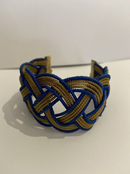 Pulseira de capim dourado