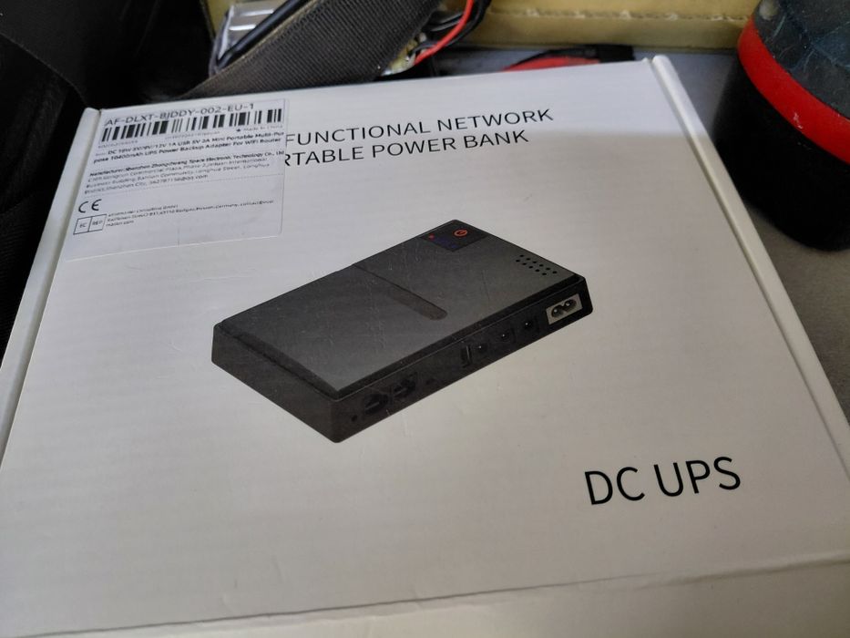 Джерело безперебійного живлення ДБЖ для роутера  , 5в/9в/12в. ДБЖ. Min