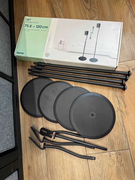 Hama Stojak pod głośnik 4 sztuki (np dla Logitech Z-5500)