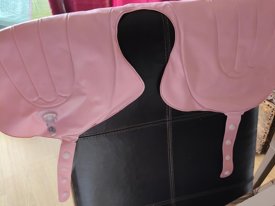 Bacia insuflável e portátil para lavar cabelos