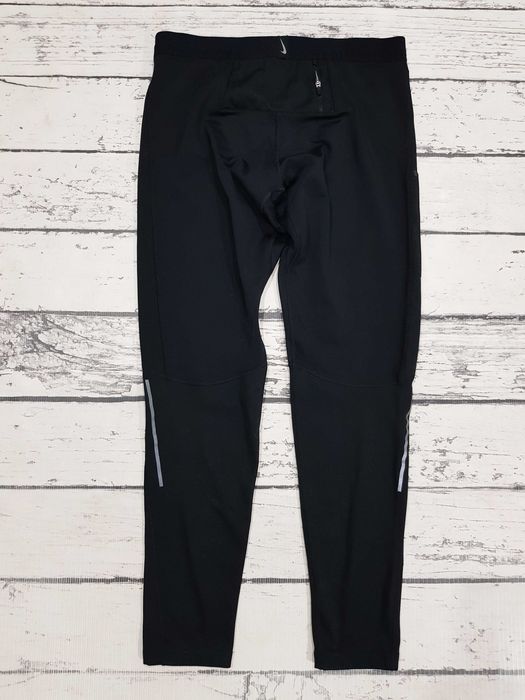 Nike * running * shield tech power * legginsy * czarne * męskie * XL