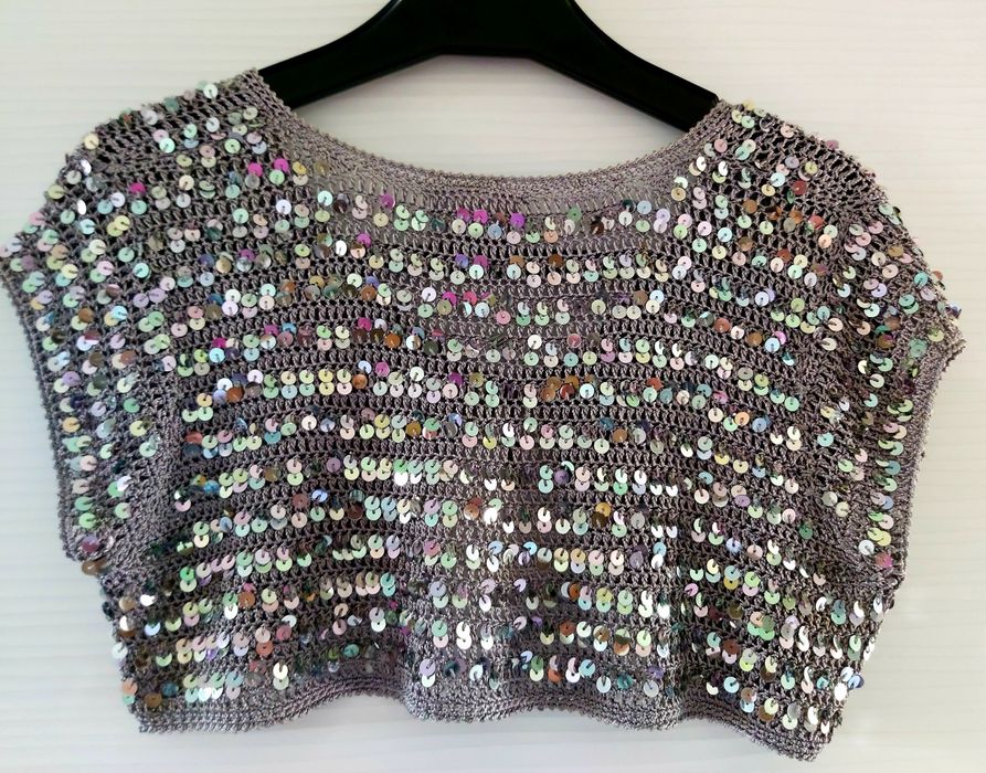 Bolerko Next cekiny srebrne