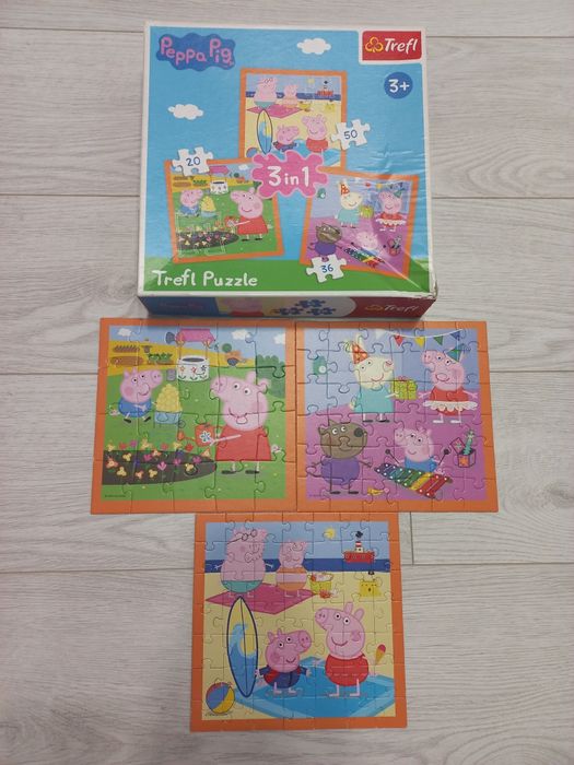 Пазли 44 коти, Свинка Пепа, Щенячий патруль,герої казок