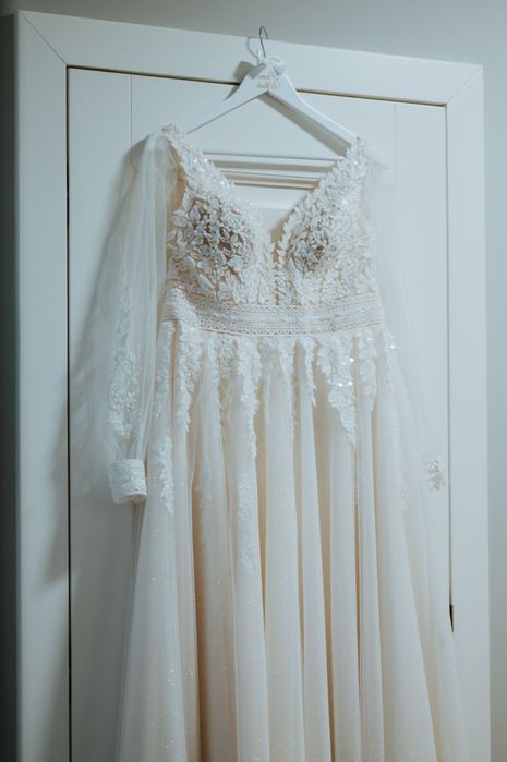 Suknia ślubna boho/glamour