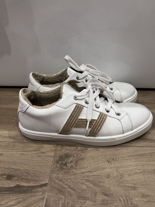 Hermes кеды на меху