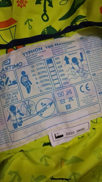 Colete flutuador salva-vidas criança