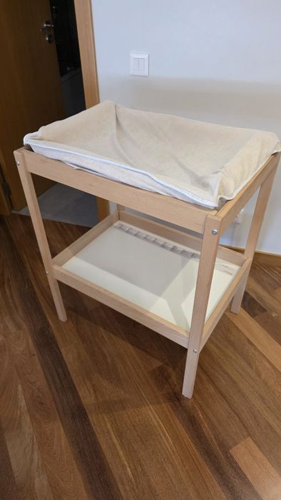 IKEA SNIGLAR Muda-Fraldas + Colchão + Capa | Trocador Bebé | Como Novo