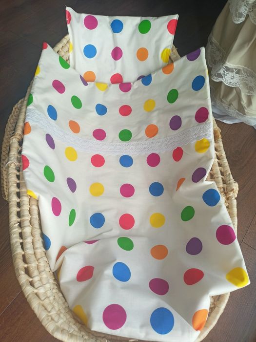 Pościel niemowlęca do wózka kosza Mojżesza Vintage Retro