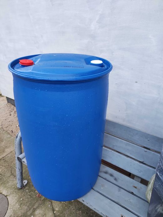 beczka beczki 200l dom ogrod dzialka zbiornik deszczowka kosz pojemnik