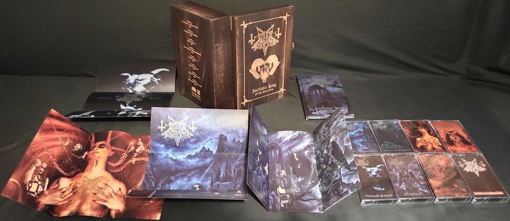 Dark Funeral Ineffable King Of The Black Arts Cassette MC Wooden Box