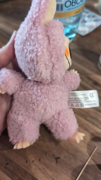 Лабубу іграшка рожева