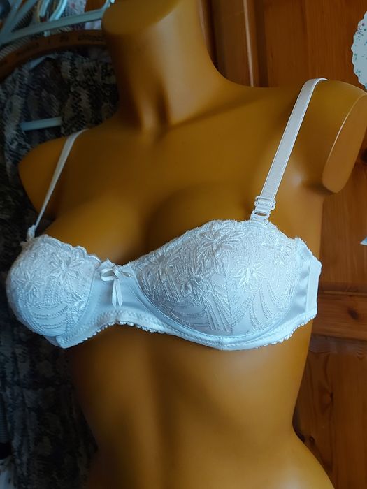 Biustonosz damski biały rozmiar 80A