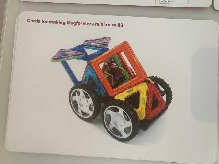 Jogo Criativo para construção de Veículos - MAGFORMERS do Imaginarium