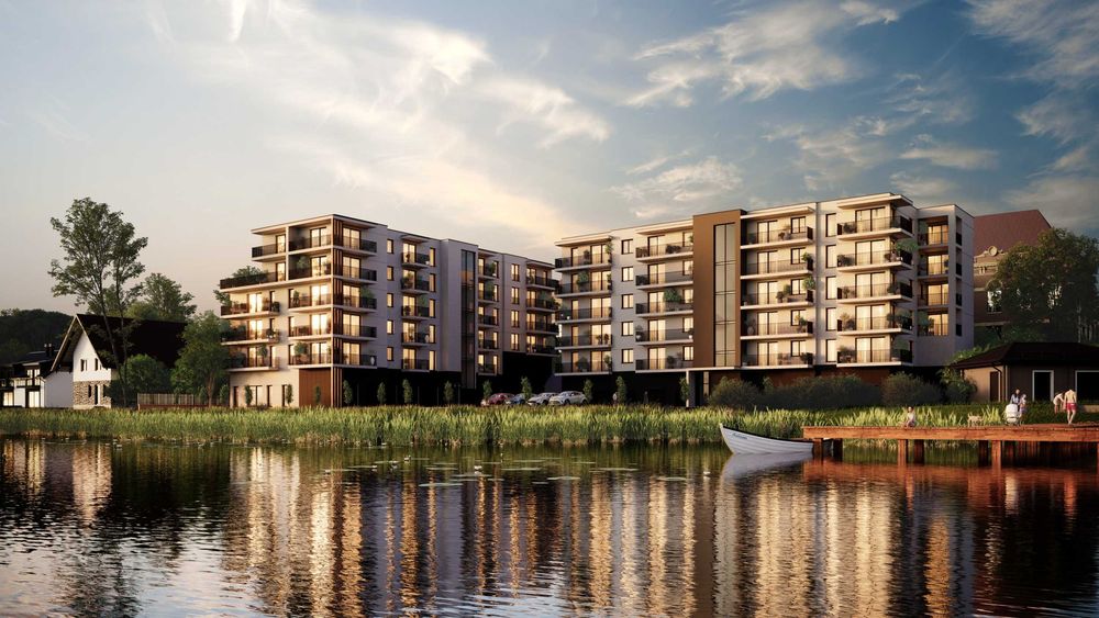 Nowy Apartament nad jeziorem Pod Żaglami I M 38, komórka, parking