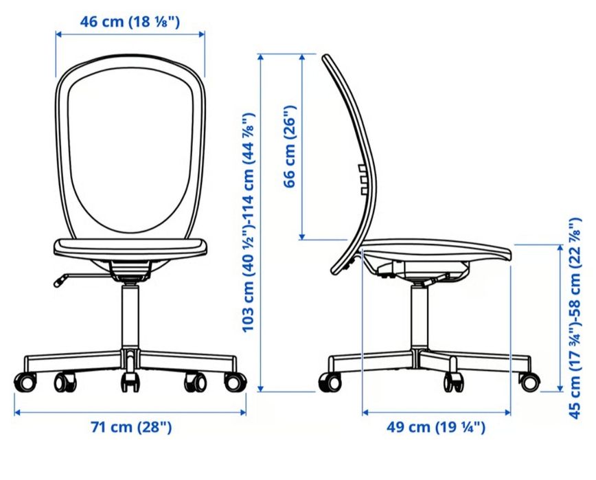 Krzesło Ikea FLINTAN