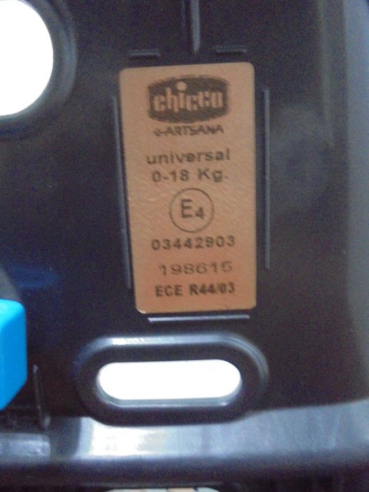 Cadeira Auto Chicco Zenith 0-18KG