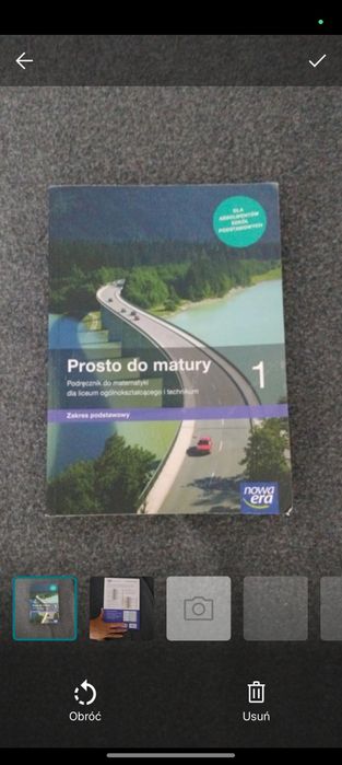 Prosto do matury 1 Nowa Era, zakres podstawowy