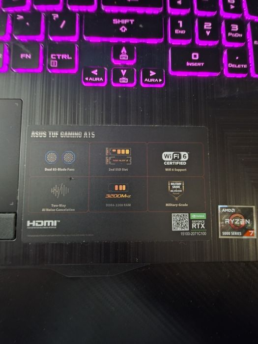 Laptop Gamingowy Asus TUF A15