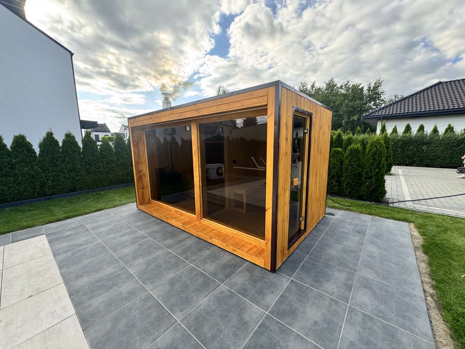 Sauna ogrodowa sauna ocieplona prysznic